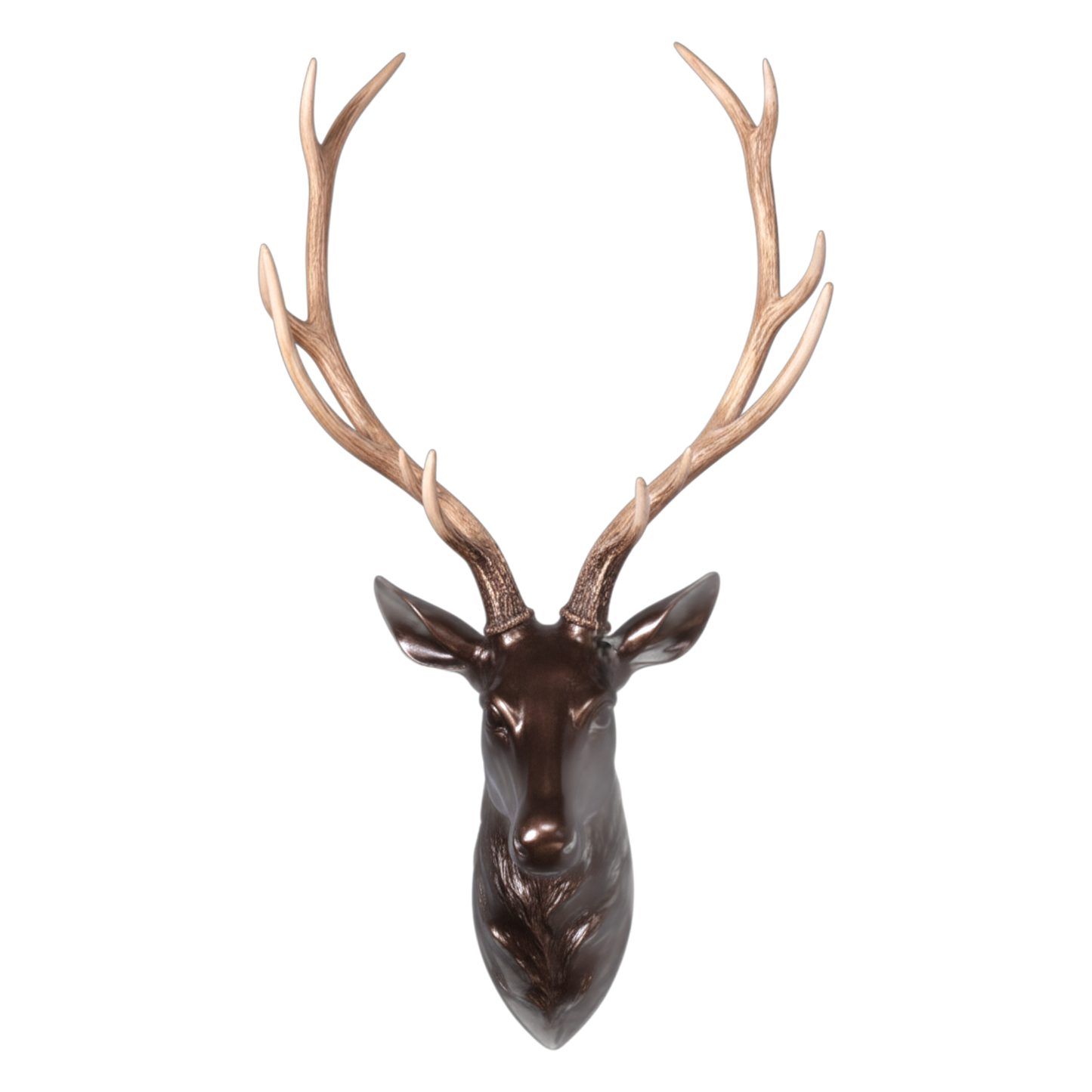 Dekofigur Wand Polyresin 'Hirsch'
