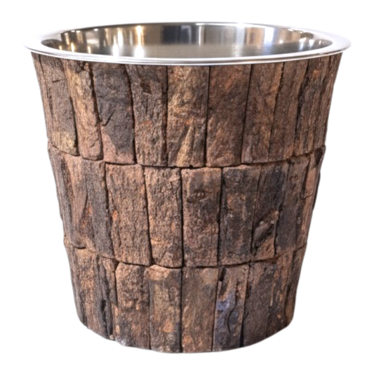 Behälter 'Bark' Eiswürfel (dunkelbraun-silber)