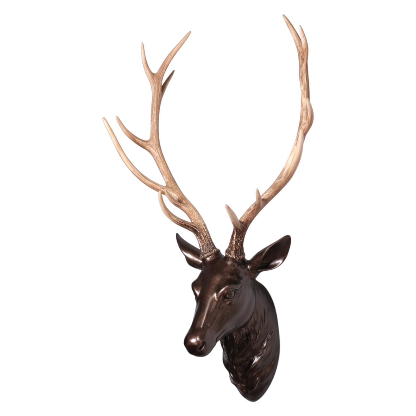 Dekofigur Wand Polyresin 'Hirsch'