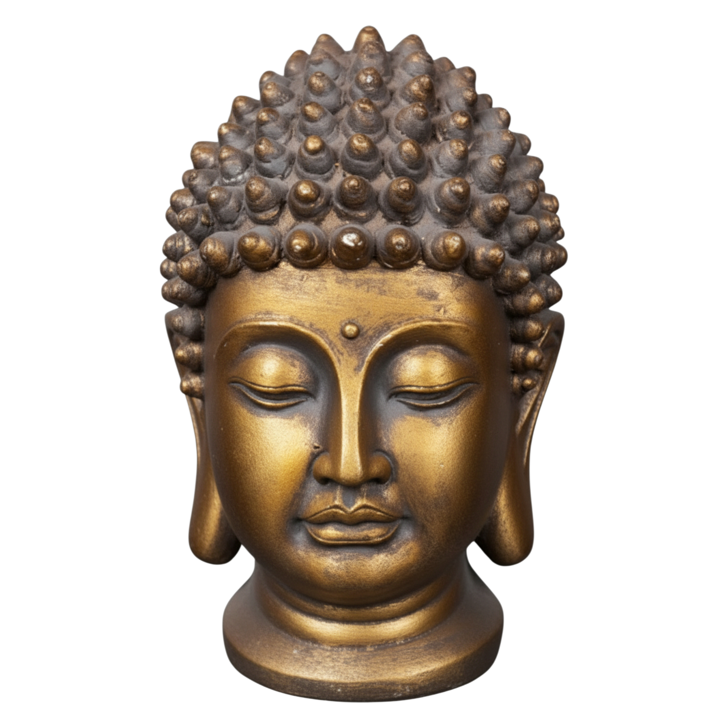 Dekofigur Stein 'Buddha' (gold)