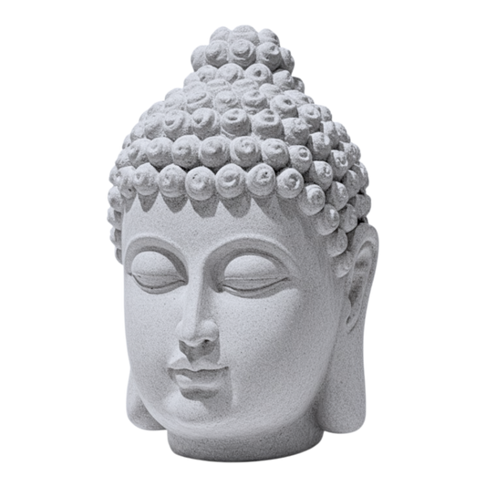 Dekofigur Stein 'Kopf 'Buddha'
