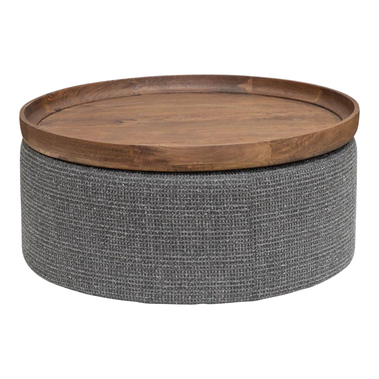 Couchtisch 'Oeversee' Tablett (80 / braun-grau)