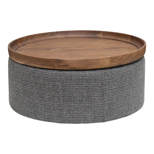 Couchtisch 'Oeversee' Tablett (80 / braun-grau)