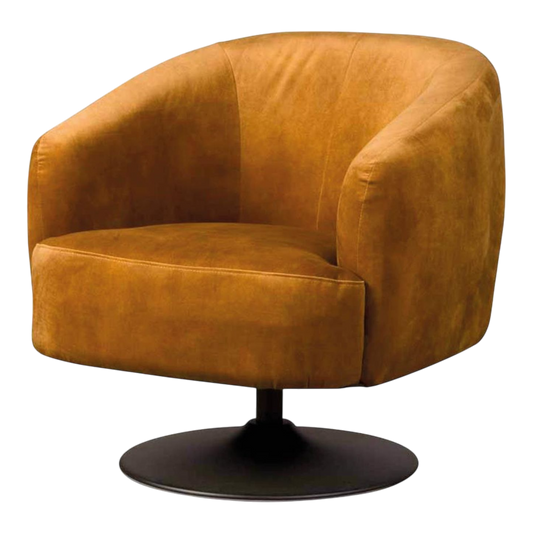 Sessel drehbar 'Brixen' (gold) AUSSTELLUNG