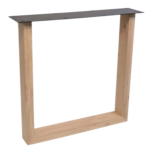 Gestell Holz Eiche 'Fineline' U (78 / natur)