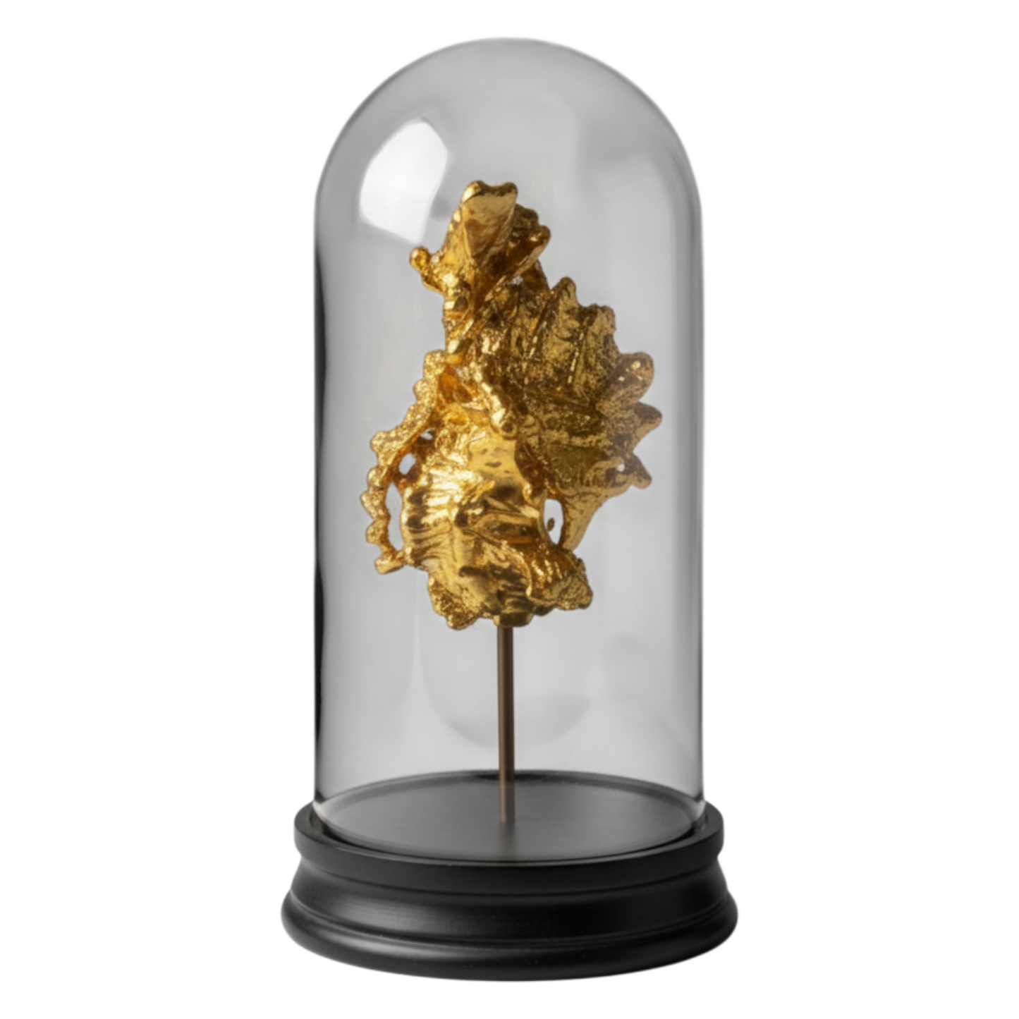 Dekofigur Glasglocke 'Miesmuschel'